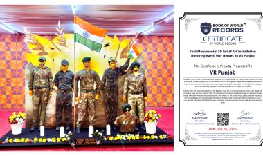 World Record Tribute to Kargil Martyrs by VR Punjab .