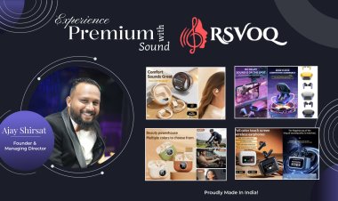 RSVOQ Set to Make Waves in the Indian Audio Tech Market with a Grand Launch — Ajay Shirsat Leads the Vision .