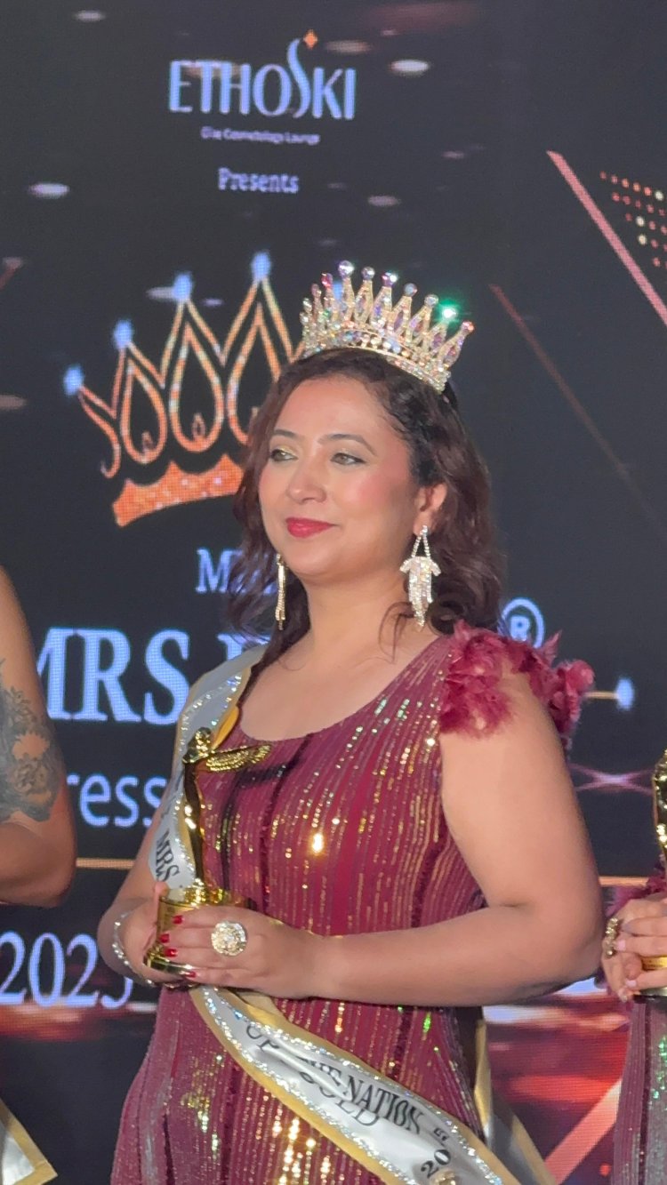Anashua Dehade Shines at Mrs. India Competition