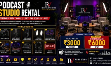 Professional Yet Affordable Podcast Studio in Mumbai with Sony Gear