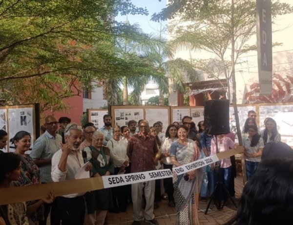 1500 models displayed at Spring 2026 Semester End Exhibition organized by School of Environmental Design and Architecture (SEDA), Navrachana University, Vadodara