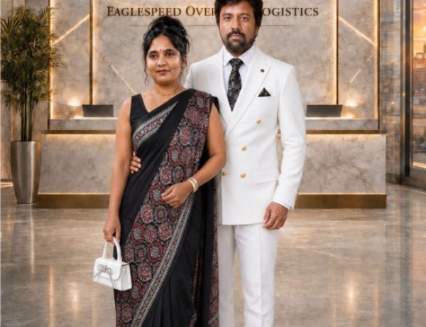 Shri. Dr. T. Krishna Goud & Smt. Dr. Naga Lakshmi Lead Eaglespeed Overseas Logistics Toward Global Logistics Excellence.