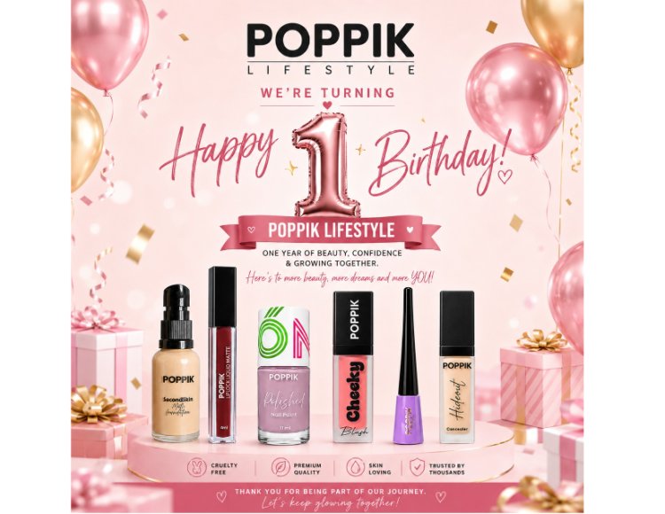 POPPIK Lifestyle Completes One Year, Expands Presence Across 20+ Cities in India